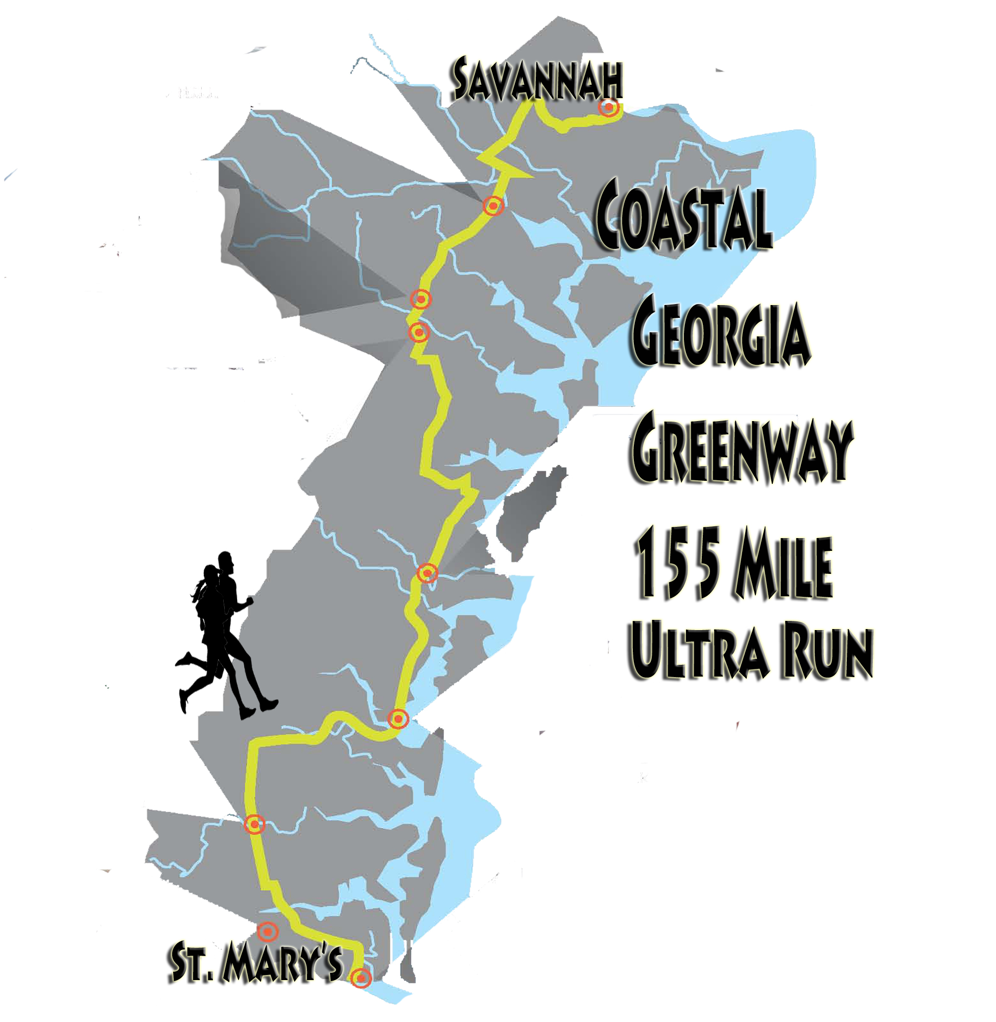 Coastal Georgia Greenway 100 and 155 Mile Ultra (CGG 155, CGG 100